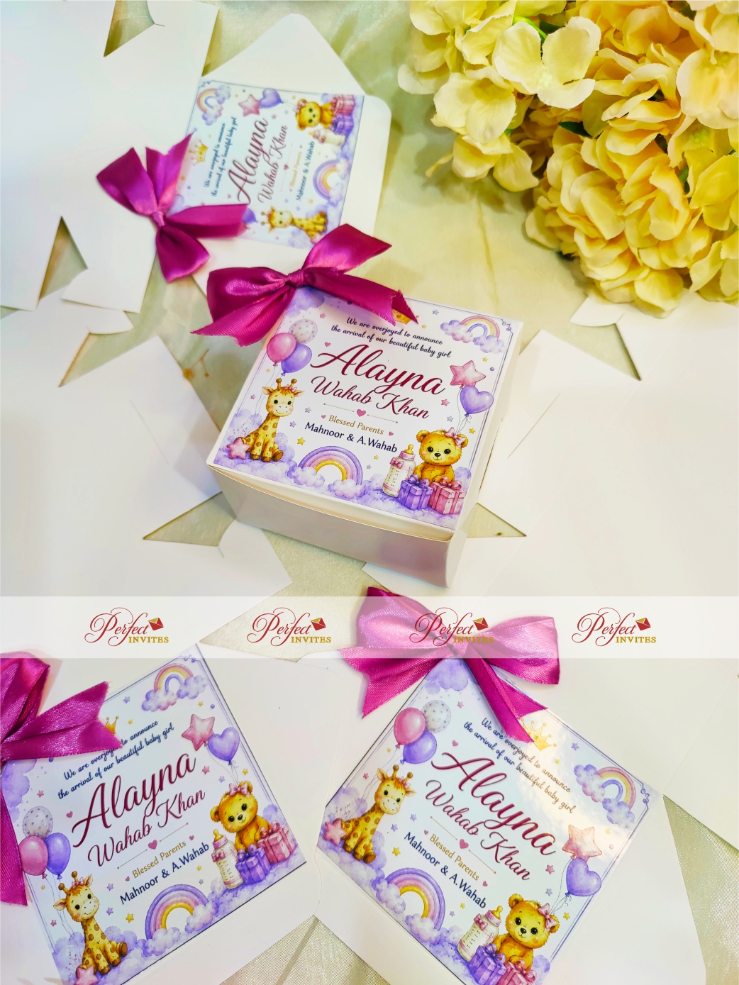 Baby card box